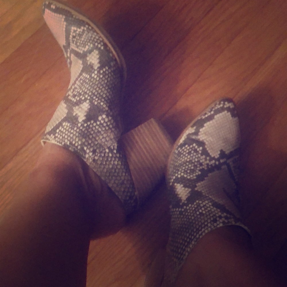 Snakeskin Mules by dolce vita